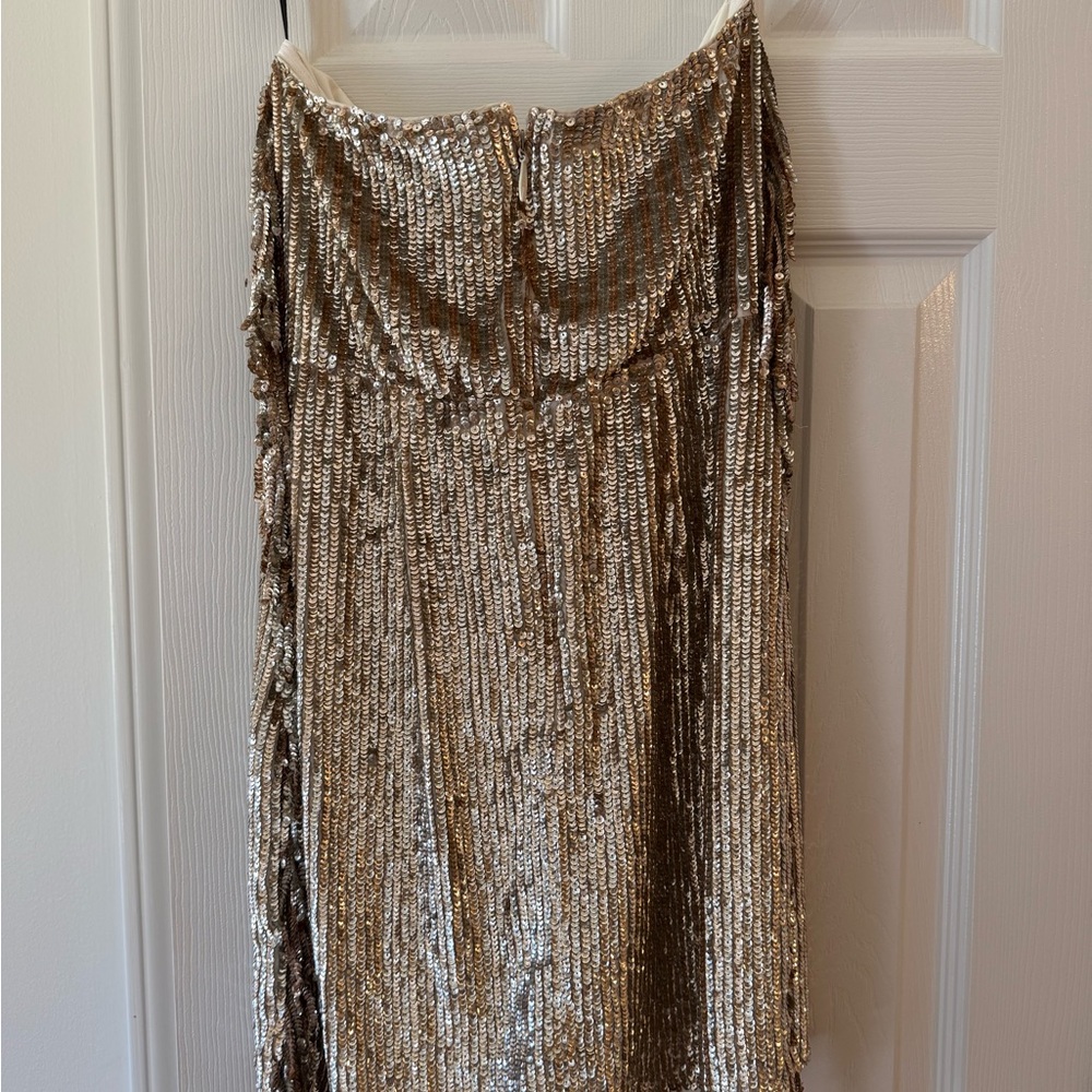 NBD Strapless Sequin Dress | Mekayla Mini Dress - Picture 4 of 6